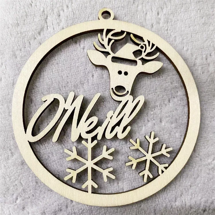 맞춤형 크리스마스 눈송이 공, 맞춤형 레이저 컷, 싸구려 장식, 크리스마스 걸이식 선물, ... - 5