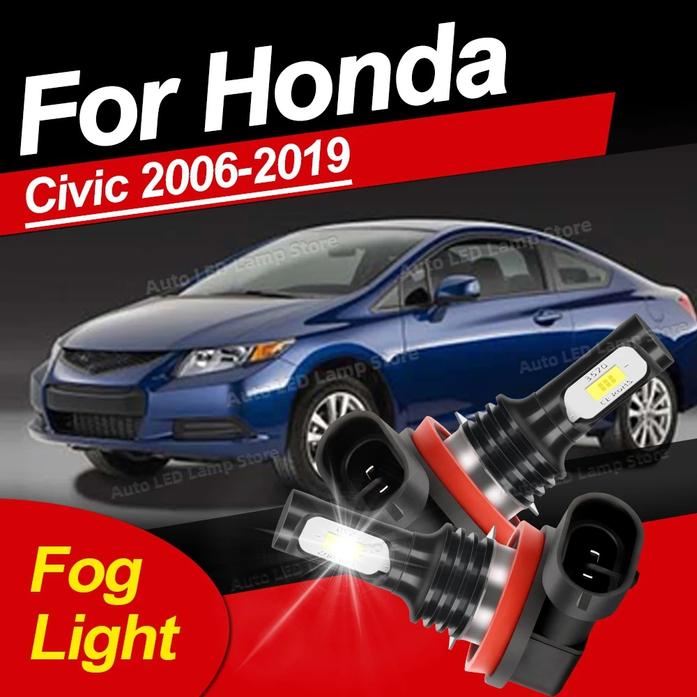 

Сверхяркие лампы 20000LM H11, светодиодные лампы для передних противотуманных фар, Plug and Play, для Honda Civic 2006-2014, 2015, 2016, 2017, 2018, 2019