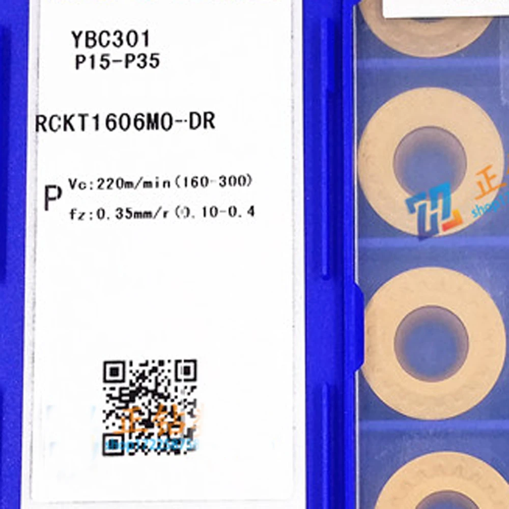 Tornio a lama industriale CNC originale cina RCKT1606MO-DR YBC301 R8 ZCC inserti in metallo duro RCKT1606 punte per Router decespugliatore parti Cnc