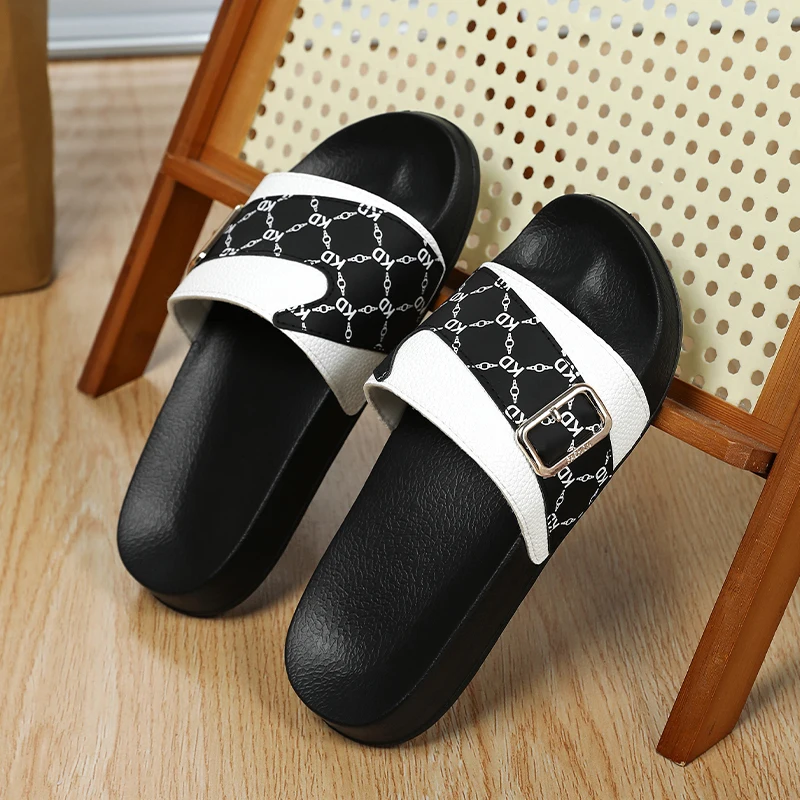 

Men New EVA Slippers Comfortable High Quality Bathroom Beach Non Slip Bedroom House Women Sandals Brand Design Casual Summer