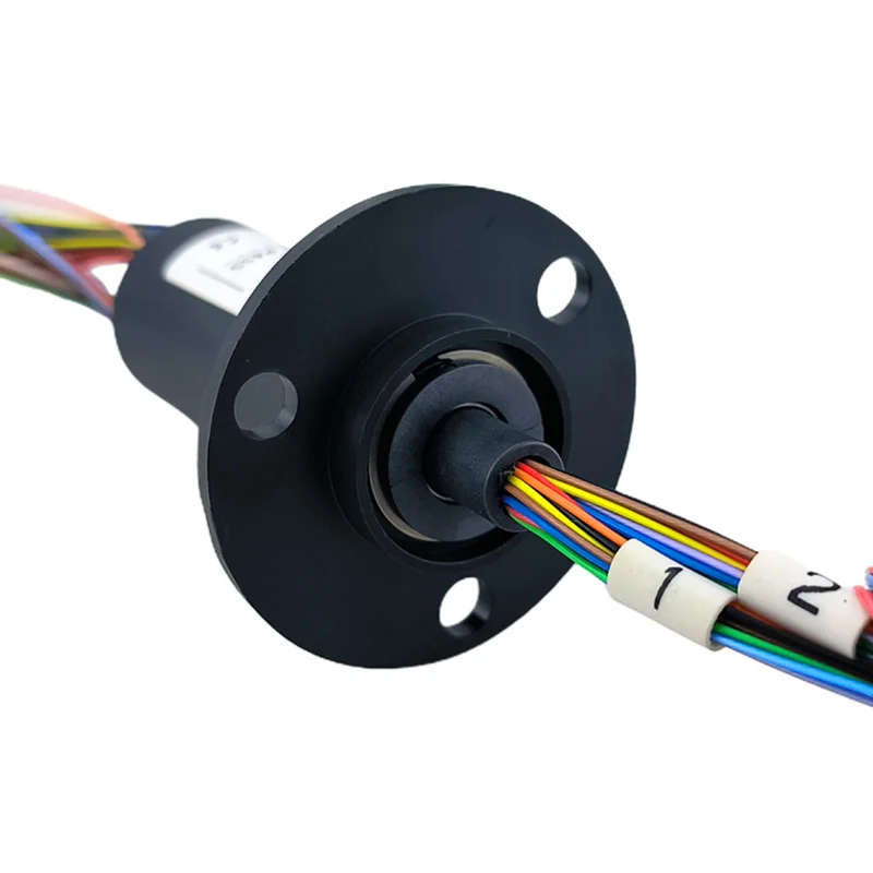 OD 22mm 36-way 2A micro slip ring 360 degree rotating collector ring cap-shaped slip ring