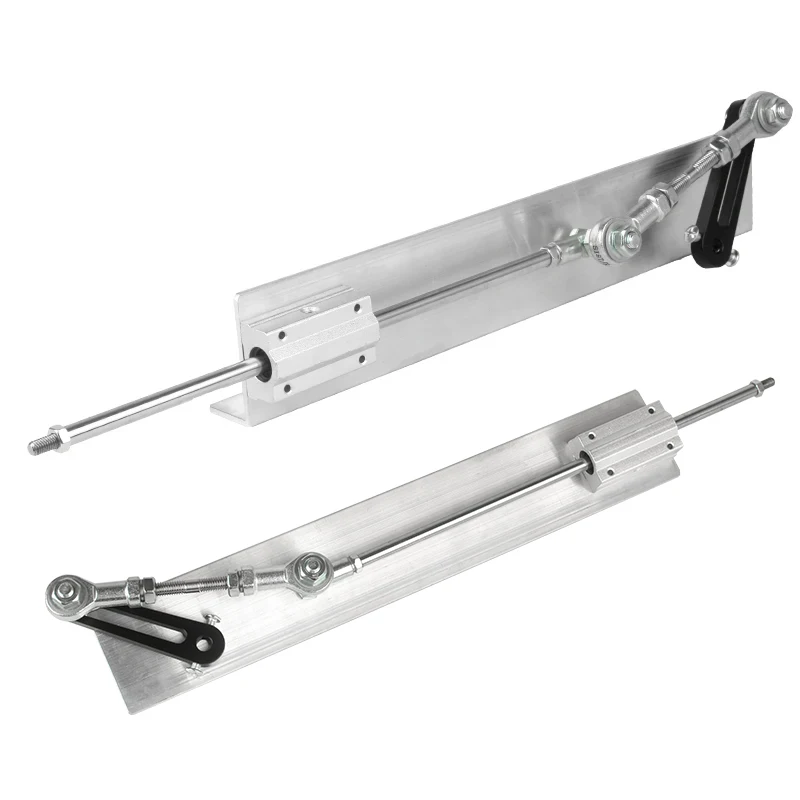 Peças de máquina de sexo telescópica de curso de 2-8cm/3-15cm, peças de máquinas de haste de pressão alternativa com manivela e eixo de linha m8/m6