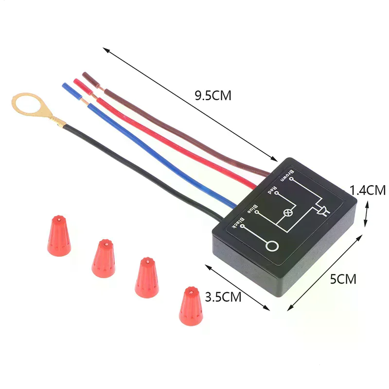 *110-230V Touch Light Switch Table Lamp Dimmer Control Module Sensor Touch Switch Compatible With Incandescent Lamps LED Sconce