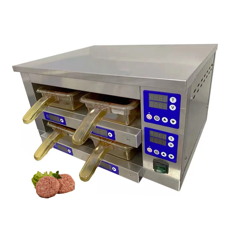 

Professional Restaurant Counter Top Glass Hot Fast Food Heated Warming Display Cabinet Electric Warmer Showcase