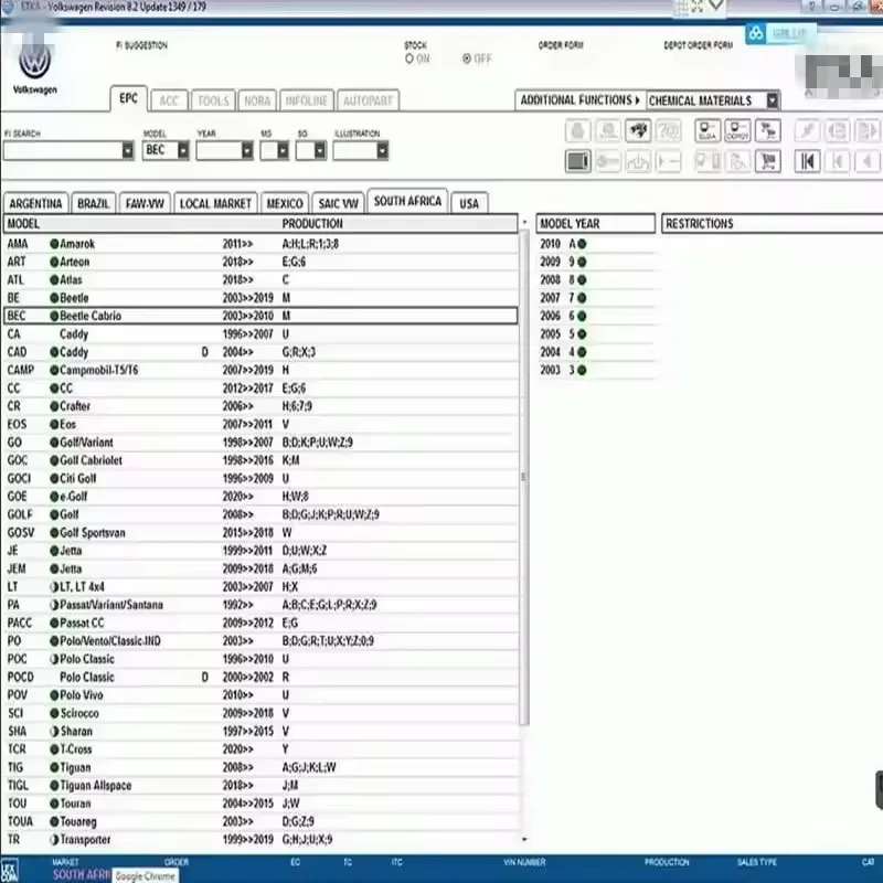

Newest Auto Repair Software Elsawin 6.0 Etka 8.3 Electronic Parts Catalogue Elsa win 6.0 For V-W For A-udi Auto Repair Software