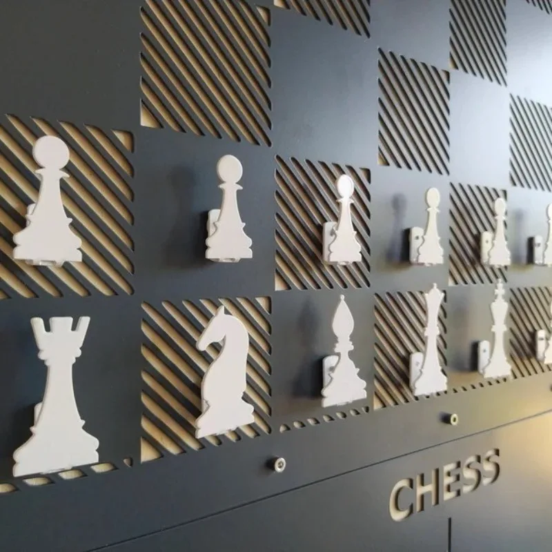 Magnetic Giant Wall Board Game Set Chess & Checkers 2‑in‑1 Party Gathering Leisure Educational Game for Stall Use