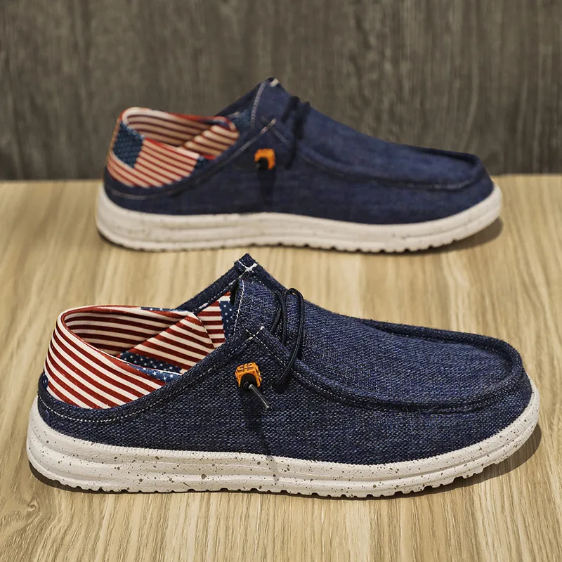 

Size 37-48 Hot Sale Men Casual Shoes Lightweight Slip-on Shoes Men Canvas Shoes Comfortable Flat Men Loafers Zapatos Informales