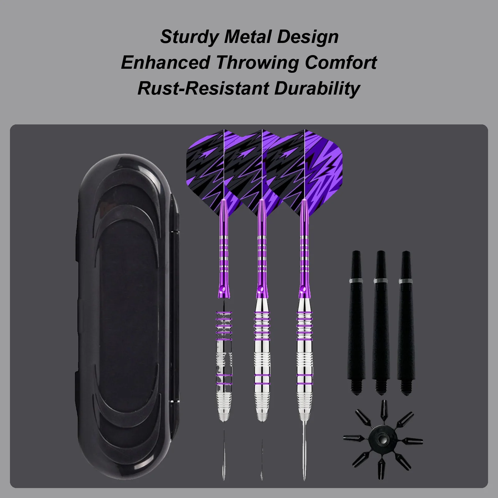 

Набор дартс с металлическими наконечниками, профессиональные стальные дартс, оружие для боевых искусств для друзей, подростков, семейный балкон, газон, спорт на открытом воздухе, женщины и мужчины