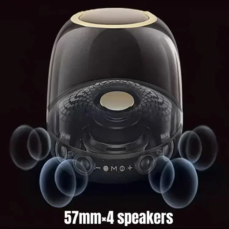 Subwoofer alto-falantes de som surround alta potência sem fio bluetooth alto-falante home theater iluminação ambiente soundbox com cartão tf tws