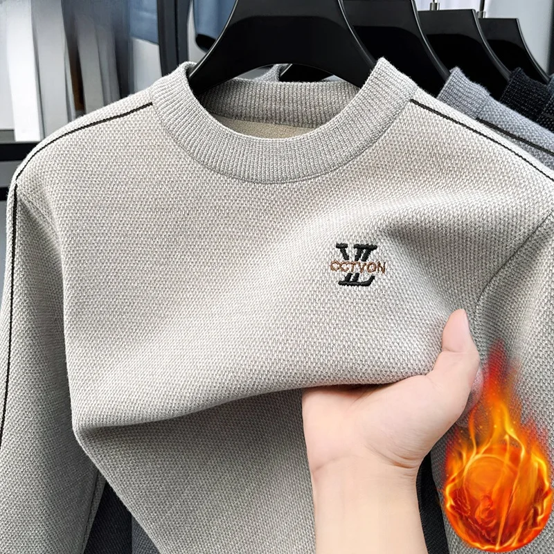 

TUCANO мужской вязаный круглый свитер Ne, зимний новый свитер на мягкой подкладке, теплый базовый слой, повседневный свободный крой