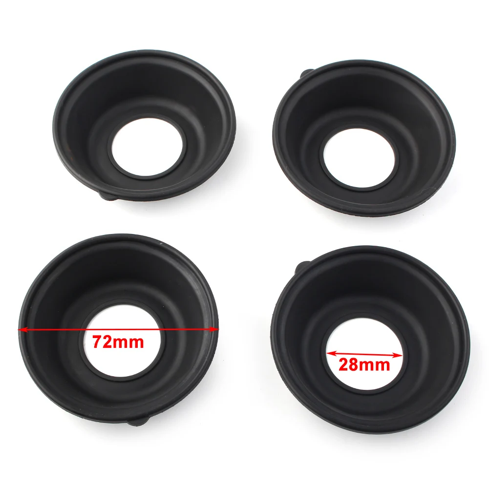 Kit de reconstrucción de carburador de motocicleta, diafragma de émbolo para Kawasaki CSR Twin KZ750 KZ 750 1982 1983 1984, accesorios para motocicleta, 4 Uds.