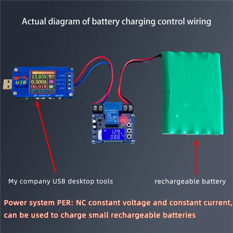 New-3X DC6-60V 30A Storage Battery Charging Control Module Protection Board Charger Time Switch LCD Display XY-CD63L