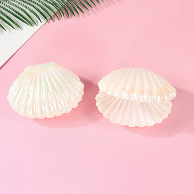 5/10 Stuks Shell-Vormige Snoep Geschenkdoos Meisjes Zeemeermin Verjaardagsfeestje Decor Bruiloft Baby Shower Gunsten Kerst Sieraden Opbergdoos