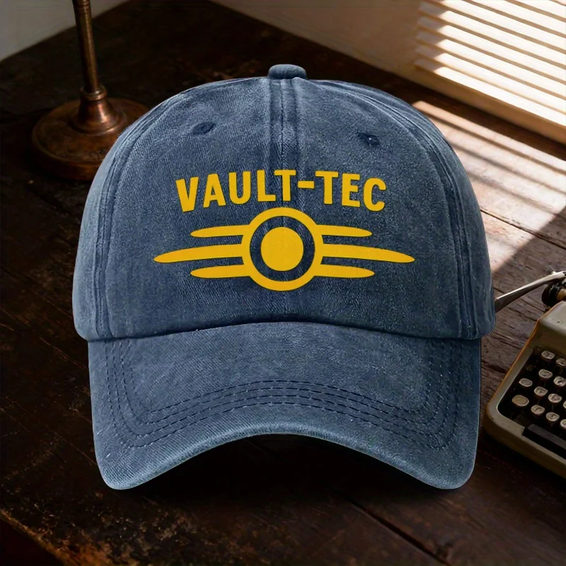 One VAULT-TEC Washed Baseball Cap, an Adjustable Sun-protection Hat Suitable for All Seasons. A Must-have Fashion Item, It's the
