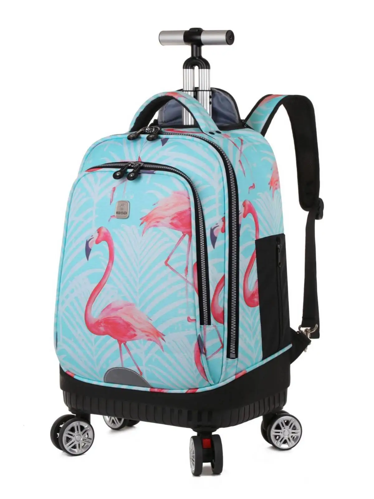Trolley Backpacks Bags For Teenagers School Wheeled Backpack For Girls Charging Port Backpack On Wheels Luggage Rolling Bags