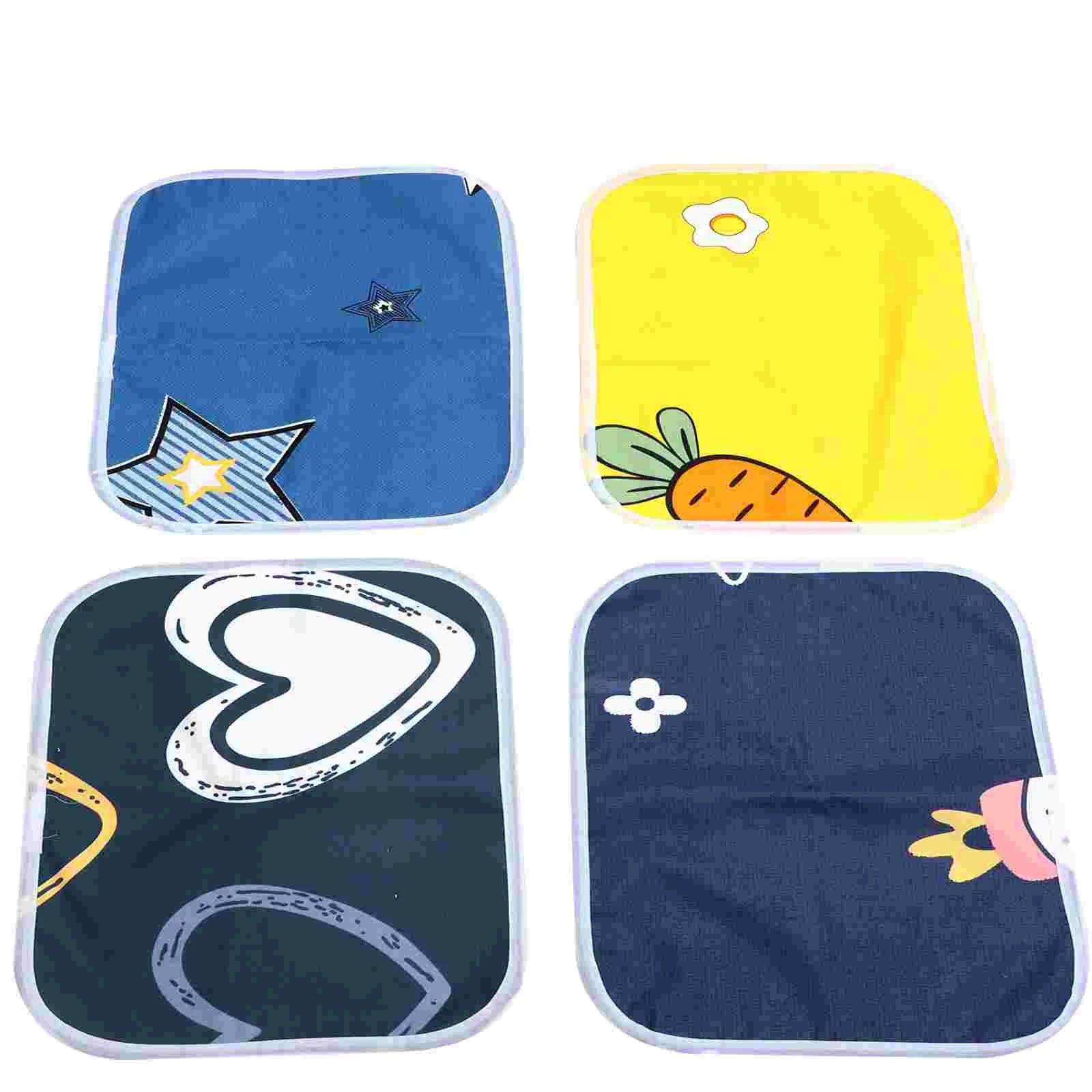 

4 Pcs Guinea Pig Pad Pet Cage Hamster Liners Pee Pads Washable Rat Shampoo Cushions Ecological Cotton Bed Linens