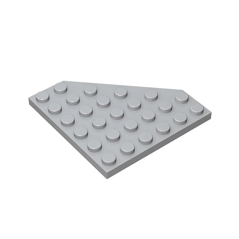 10pcs  6106 Wedge Plate Building Blocks Kit 6x6 Cut Corner Board Bricks Particle Educational DIY Toys Children Birthday Gifts