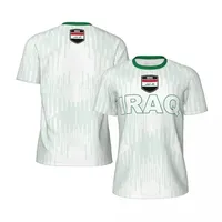Iraq Flag Graphic Mens Football Jersey Fashion National Emblem 3D Printed Sports T Shirt Casual Oversized Breathable Tees Tops