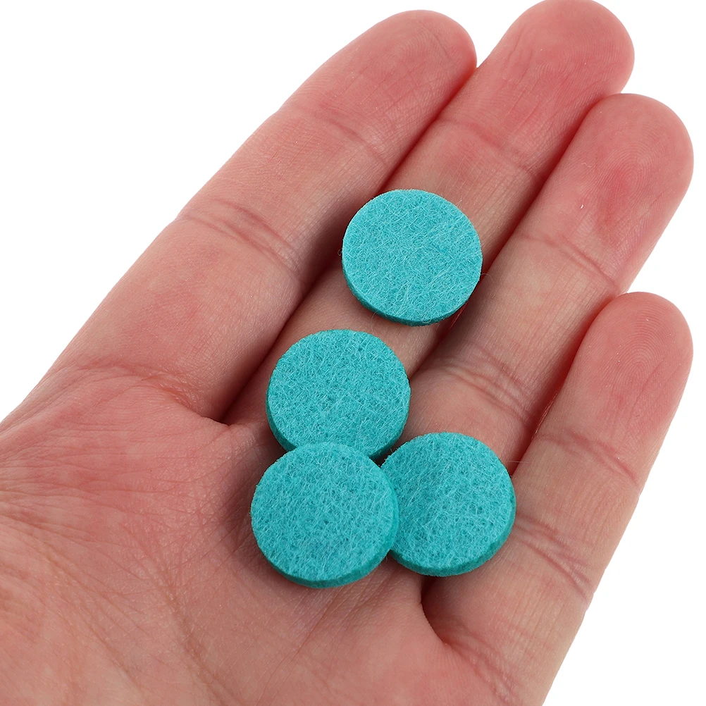 

100 Pcs Round Cotton Piece Diffuser Oils Fragrance Aromatherapy Pads for Necklace