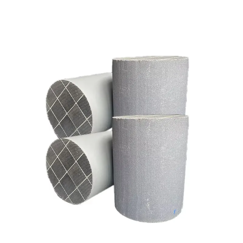 DPF SIC Core Silicon Carbide Exhaust Filter 132x127MM Black Smoke Removal Car Part Accessory for Enhanced Efficiency