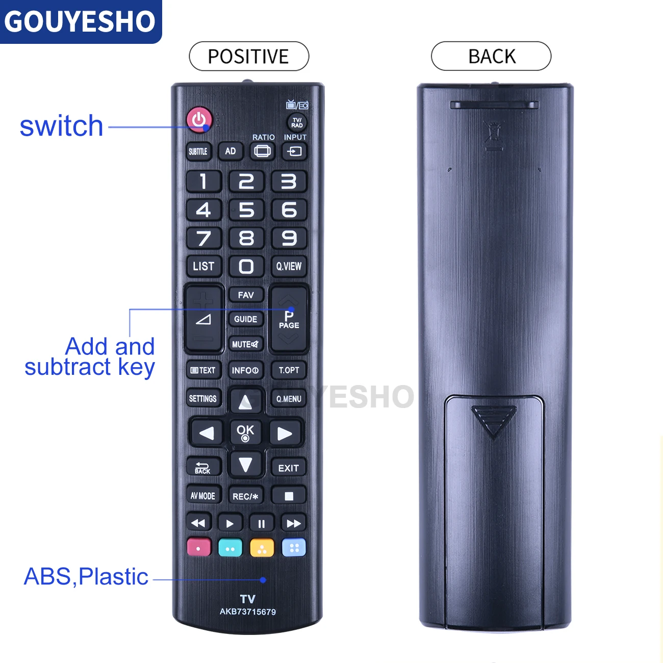 Mando a distancia AKB73715679 para TV de L-G, nuevo mando a distancia para 42LB550, 55LB561, 60LB561, 60PB560, 32LH500D, 32LH501C, 43LH500T, 43LH501C