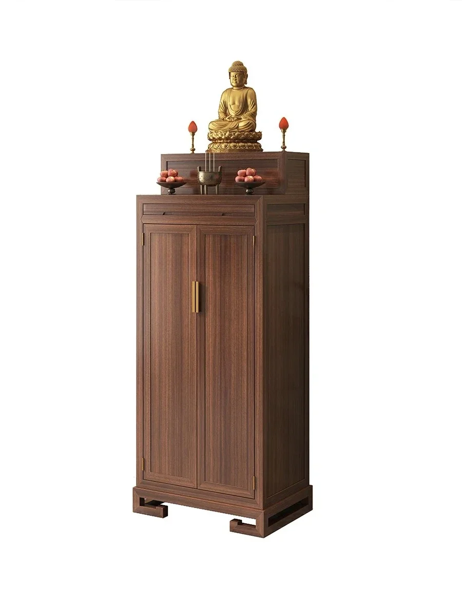 Solid Wood Modern Minimalist Altar Table Altar Buddha Shrine   Cabinet Buddha Niche Clothes Closet Incense Burner Table