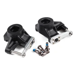 Aluminum Knuckles Machined Clear Black for Straight Axle Axial SCX10 II AR44 Vanquish VS4-10 Rockjock F9 F10T D44 HD44