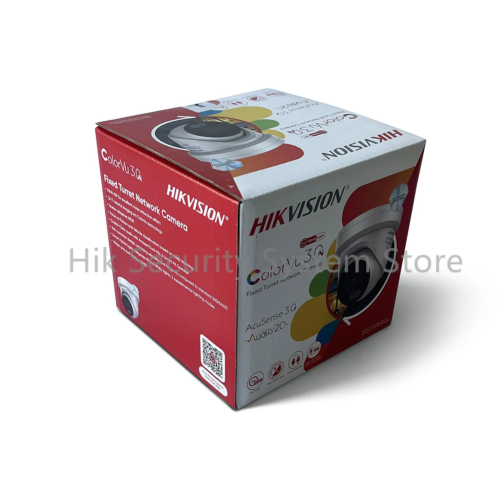 Hik DS-2CD2387G3-LIS2UY/SRB 8MP Smart Hybrid Light with ColorVu Fixed Turret Network Camera