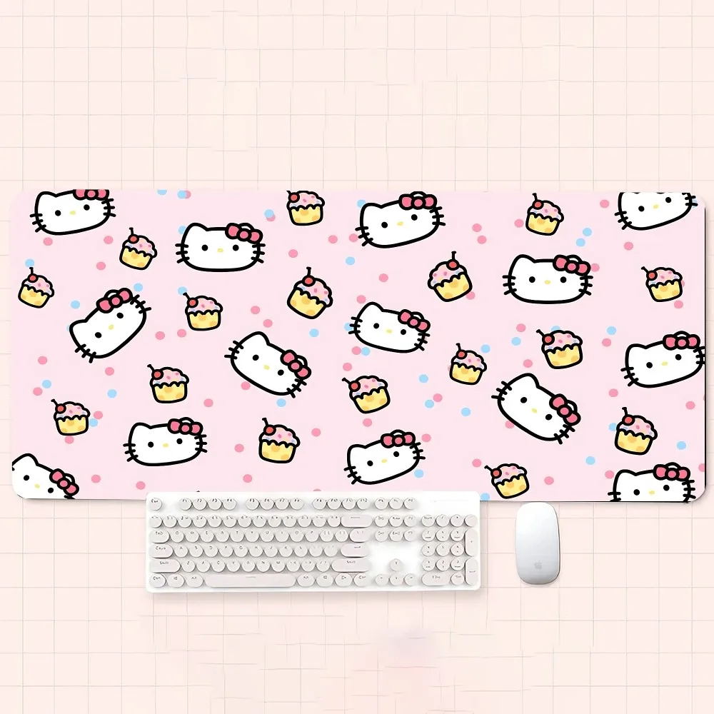 Hallo K-Kitty Cute Mousepad New Arrivals Large Gaming Mousepad L XL XXL Gamer Mouse Pad Size For Keyboards Mat