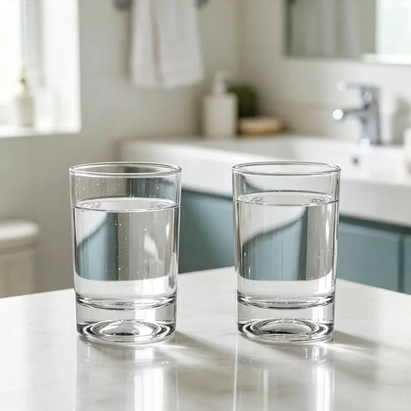 2pcs Multiple Capacity Glass Cups High End Water Bottle Juice Milk Cup Thick Bottomed Tea Cup Household Transparent Beverage Mug