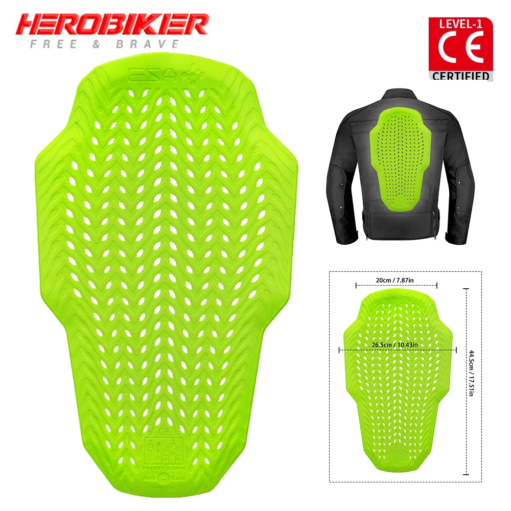 New Motorcycle Back Protection Jacket Universal Protective Equipment Outdoor Riding Protection Built in Protective Equipment