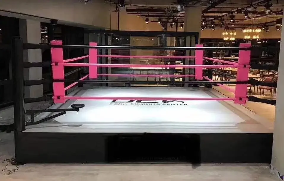2026 Custom Boxing Fighting Ring Training Ground Elevated Portable Floor Boxing Ring