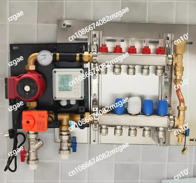 Hydronic Manual Mixed Water Floor Heating Mixed Water Center Circulation Pump Constant Temperature Control