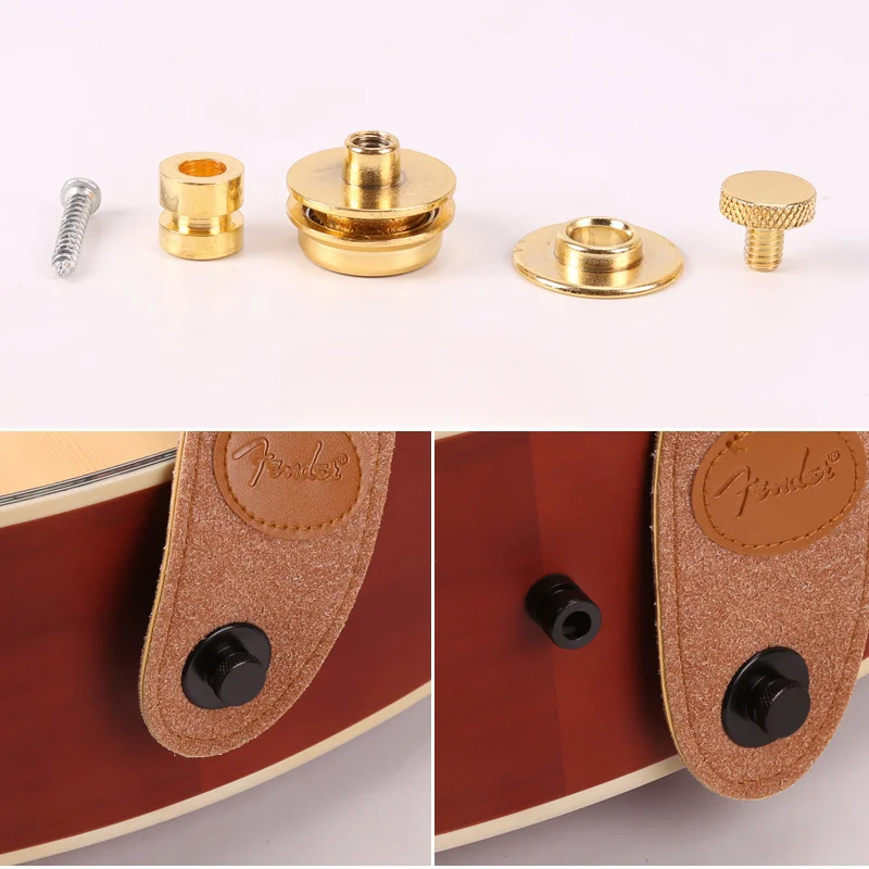 1 PCS Guitar Strap Lock Straplock Button Guitar Buckle Skidproof for Acoustic Electric Bass Strap