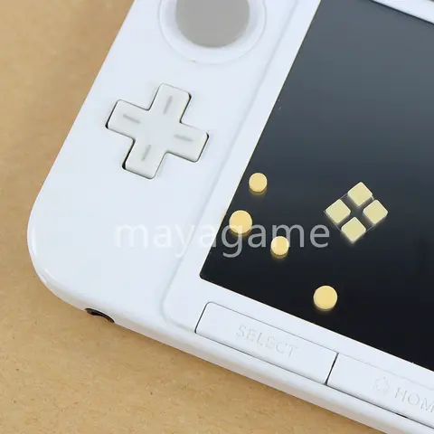 나사 먼지 플러그 커버 고무 플러그, 상단 및 하단 나사 고무 발 커버, 3DSLL/3DS XL, 1 세트, 신제품
