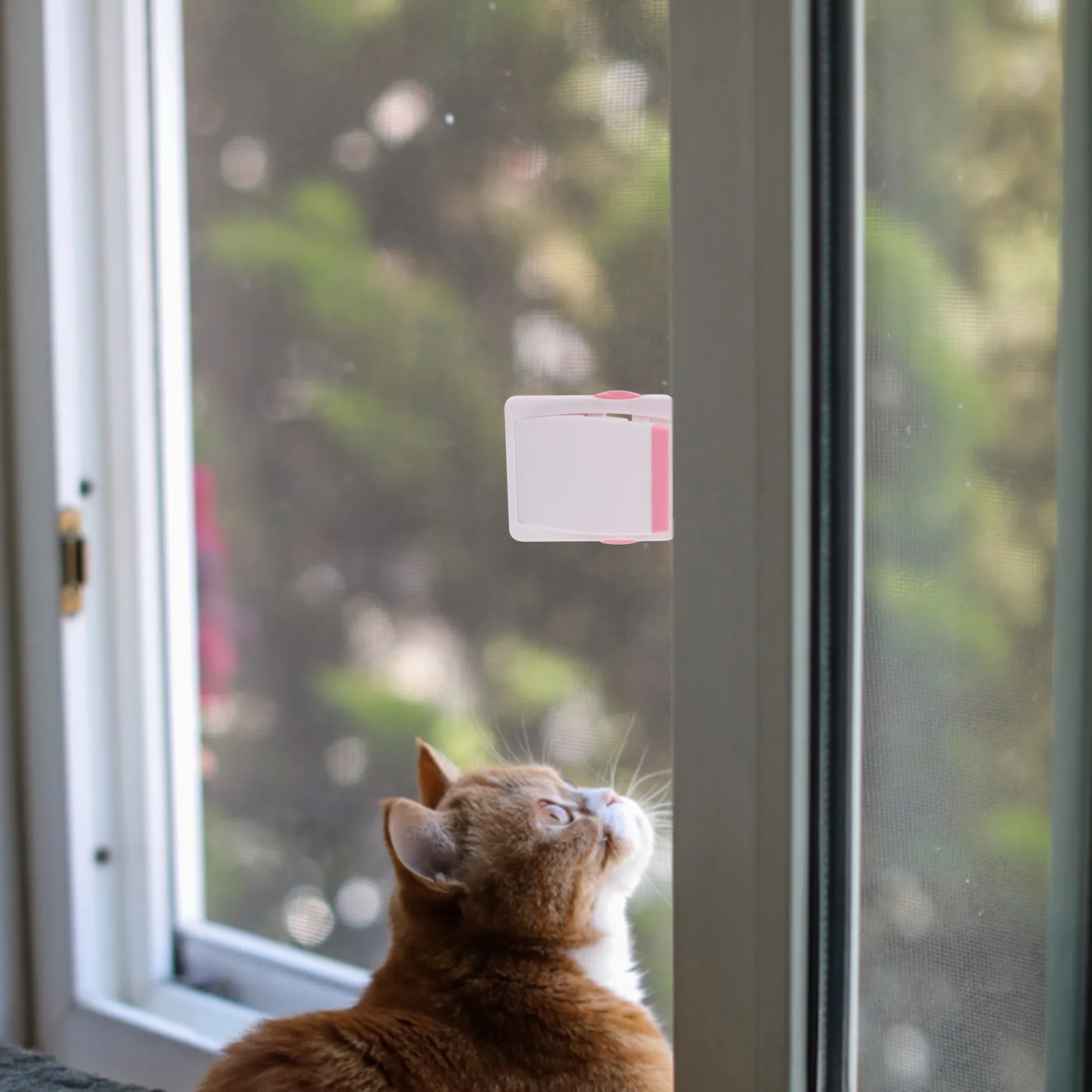 

Детский замок безопасности для окон, раздвижных дверей и шкафов, с двойной кнопкой, резиновой прокладкой, антивибрационный, для дома