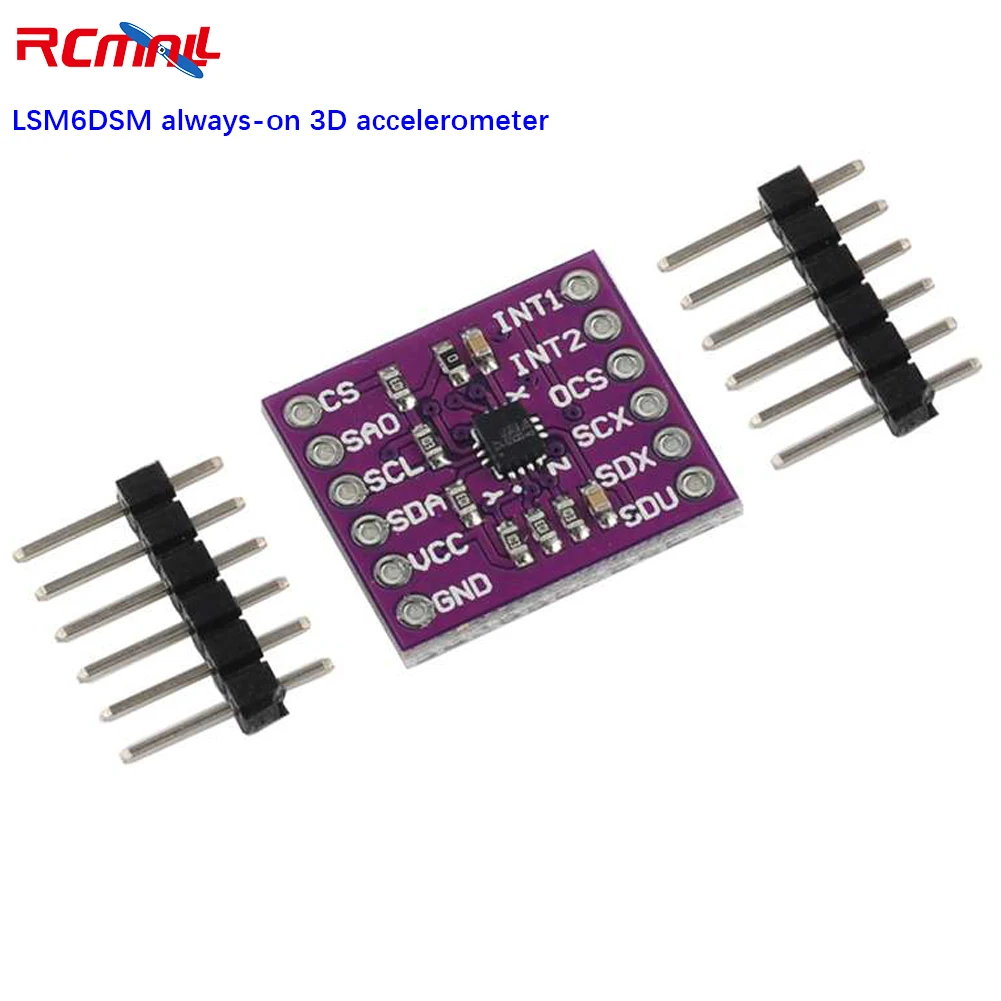 

CJMCU-633 LSM6DSM always-on 3D Accelerometer 3D Gyroscope IMUs Breakout Sensor Board