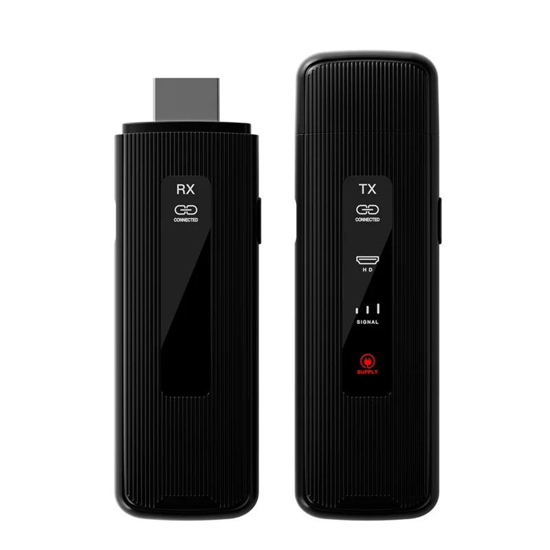 

【СОВЕРШЕННО НОВЫЙ】5G беспроводной совместимый видеопередатчик и комплект удлинителя приемника ТВ-адаптер для ТВ-монитора, проектора ПК