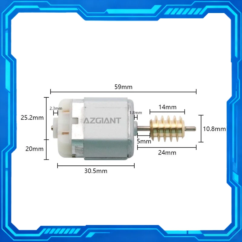 AZGIANT Car Steering Wheel Lock Motor ESL/ELV Repair Kit DC 12V for Fiat 500X 500C Grande Punto Ottimo Anti Theft Car Safety