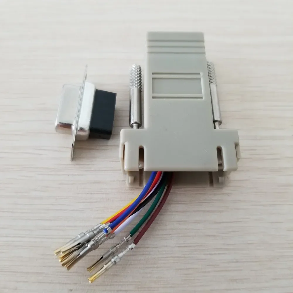 모듈식 어댑터 익스텐더, RJ45 암-DB9 RS232 COM 포트, 1 개