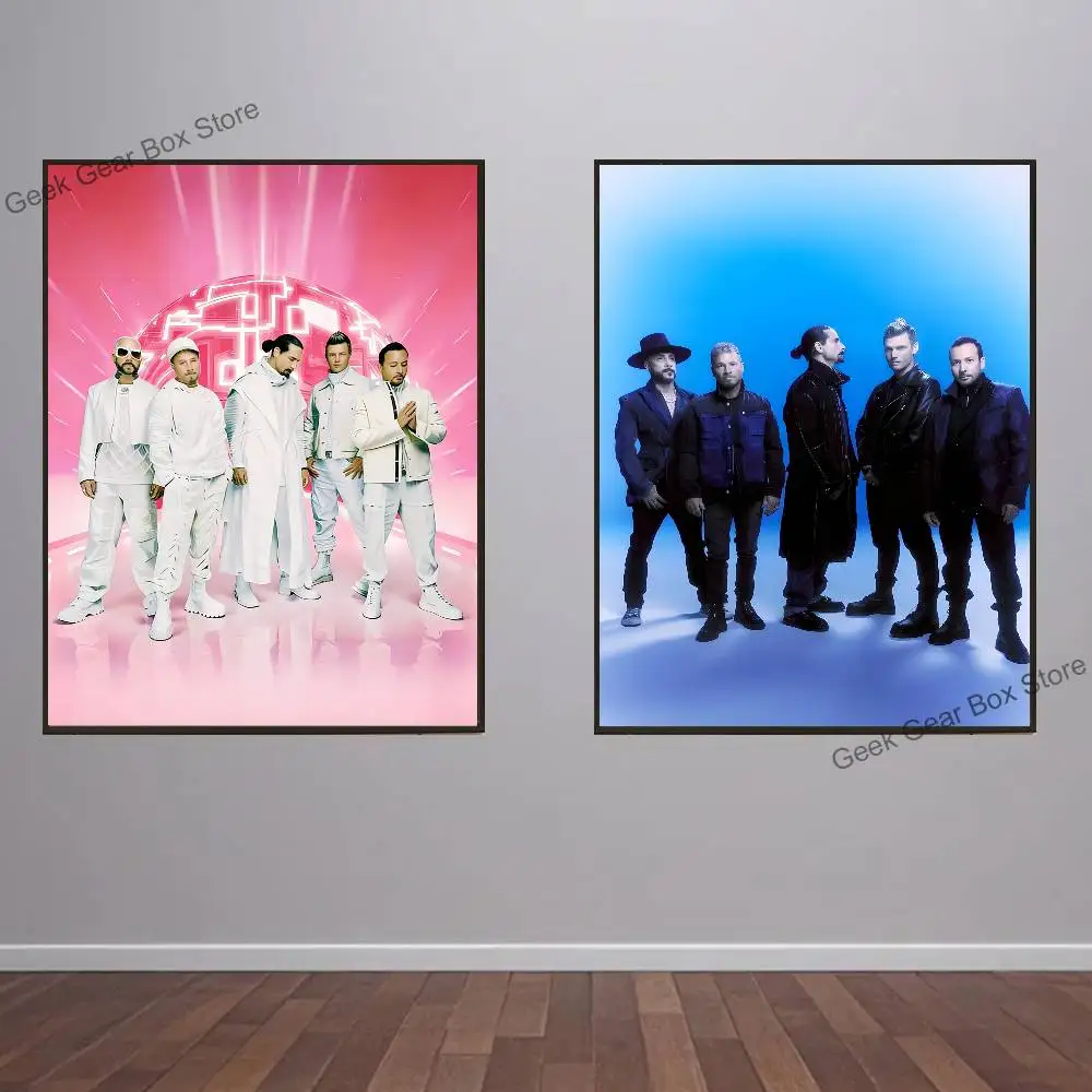 

B-Backstreet Boys BSB Poster Multi-Purpose Wall Art for Living Room Bedroom Office Hallway Bar Home Decor Gift