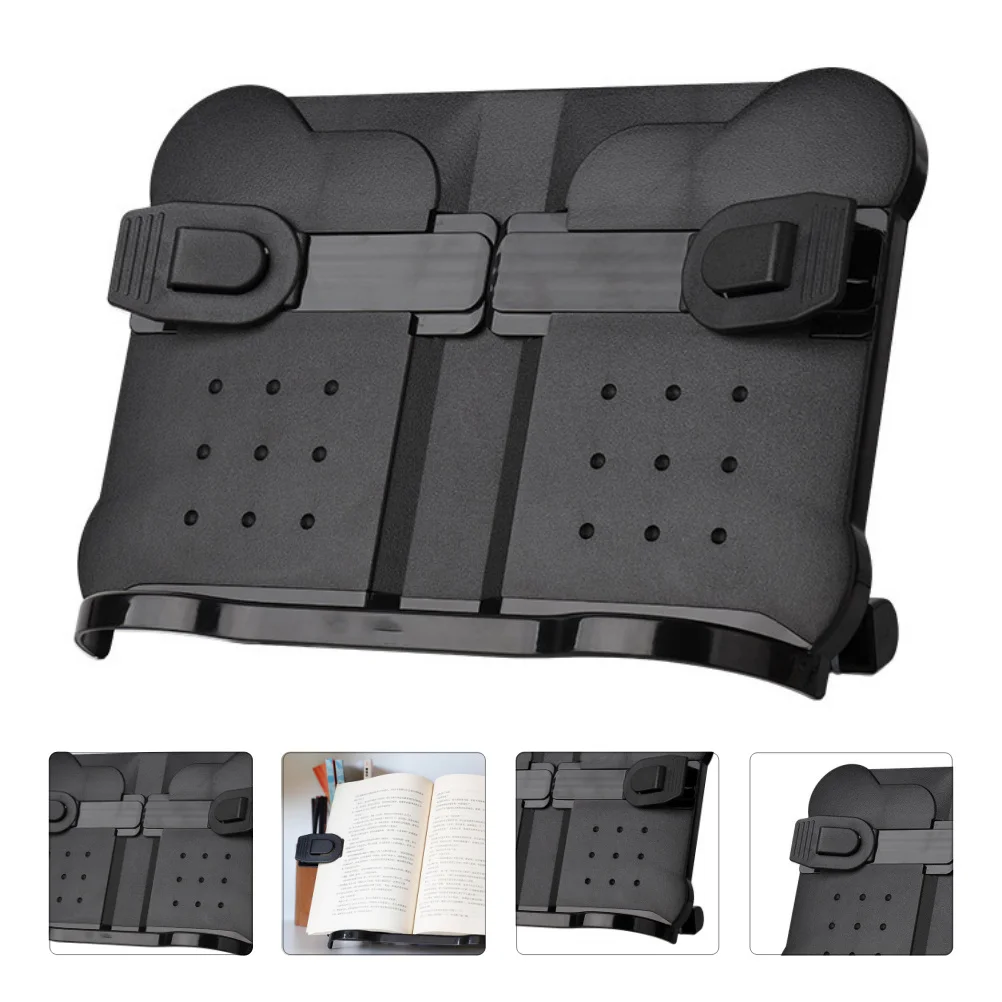 Stand Adjustable Abs Reading Holder With Silicone Anti-Skid Pad Hands-Free Book Rest For Students Kids Desk Organizer Book Rack