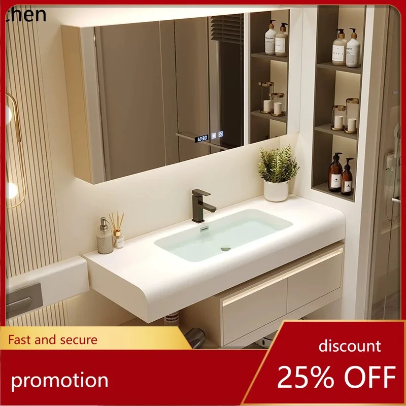 YFY Bathroom Cabinet Set with Washbasin for Bathroom Washing