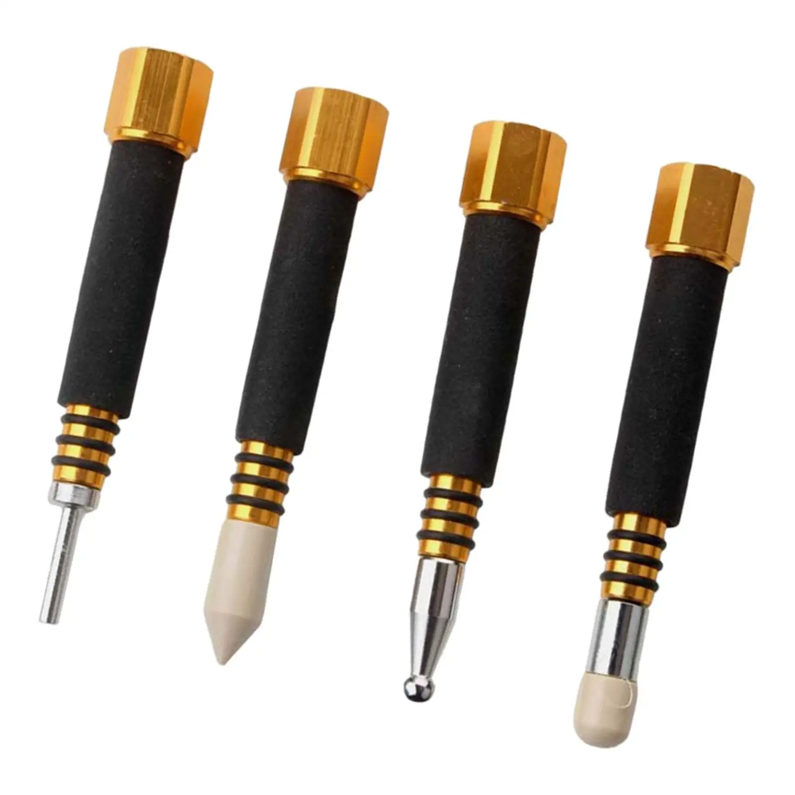 

4 Pieces Auto Body Dent Tap Down Pen Set DIY Paintless Remover Portable