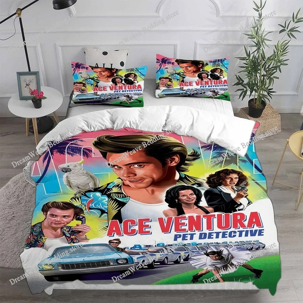 

Ace Ventura Pet Detective Bedding Sets Eu Single Comforter Quilt Bed Cover Duvet Cover Pillow Case Kids Adults Luxury Gift