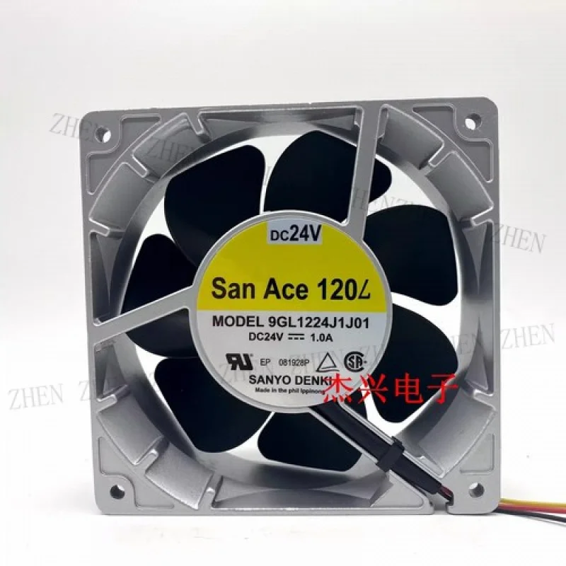 Y  FOR SANYO 9GL1224J1J01 DC24V 1.0A 3-Wire Cooling Fan