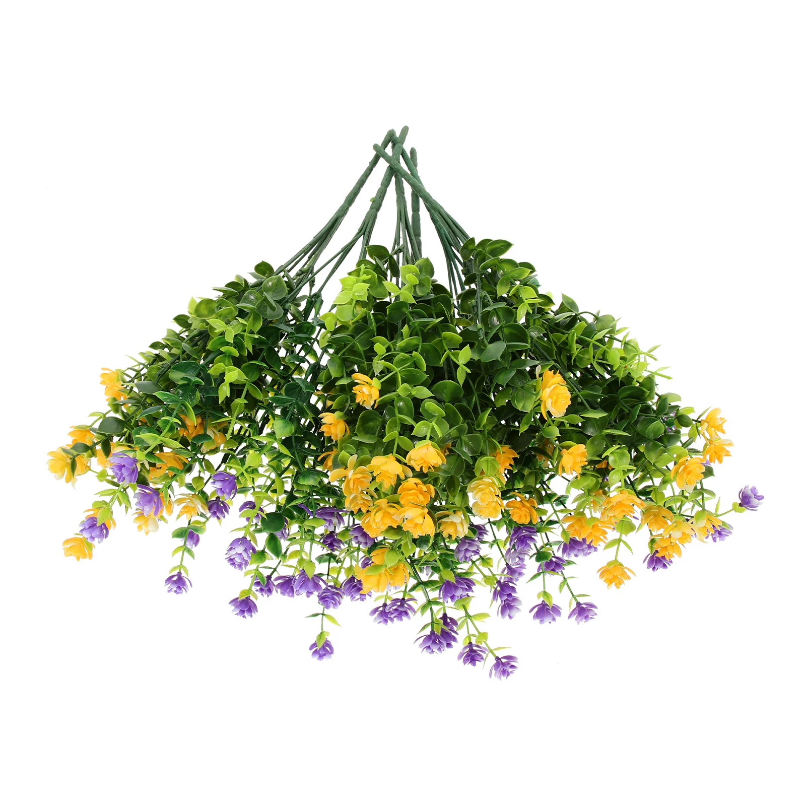 6 قطعة أوراق الأوكالبتوس الاصطناعية محاكاة النباتات الخضراء لتقوم بها بنفسك تشكيلة زهور ديكور المنزل زينة حفل زفاف #4