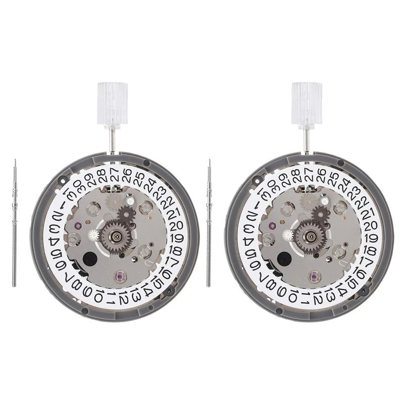 Top-2PCS NH34A NH34 Movement 3 Digit Calendar GMT Automatic Movement High-Precision Movement Watch Accessories