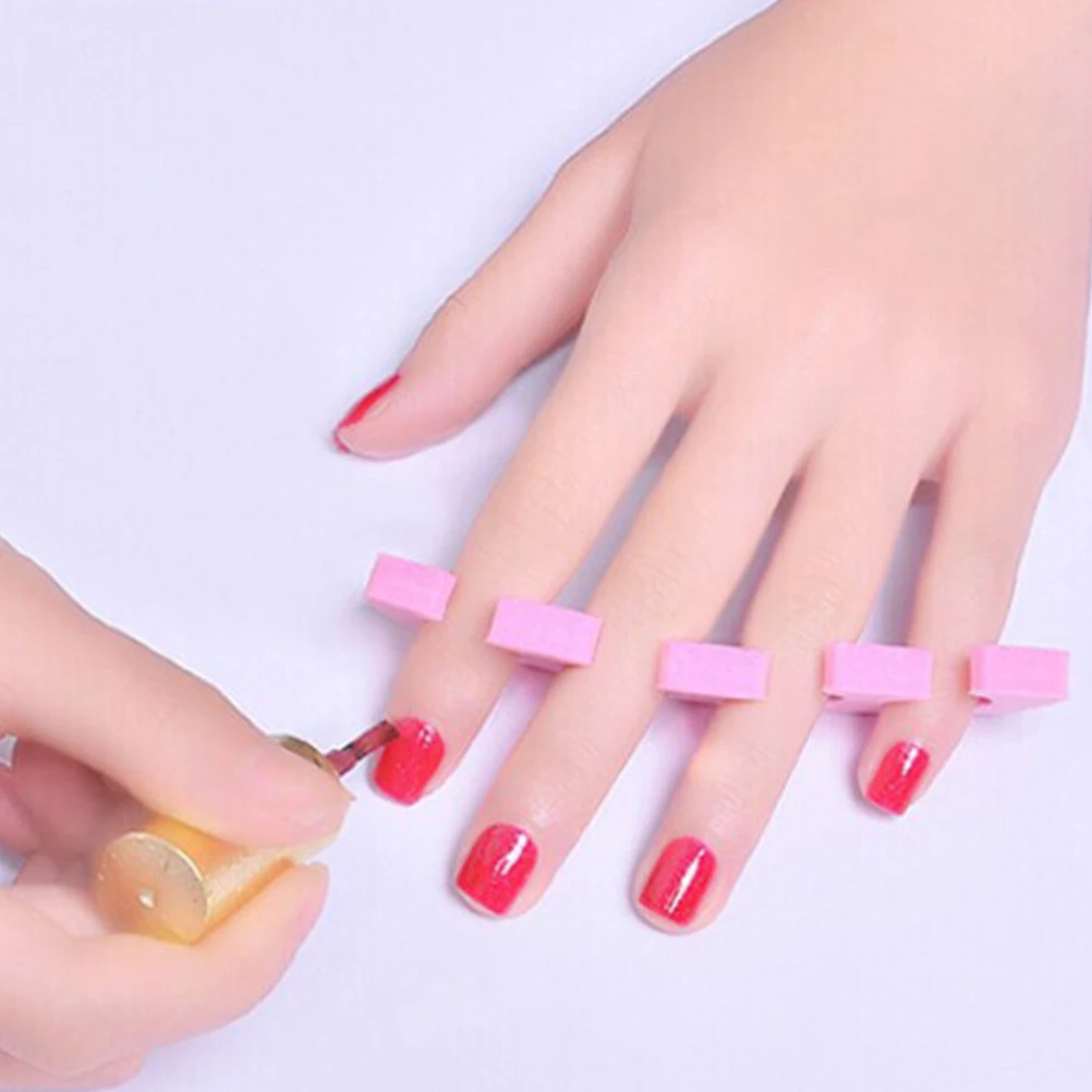 

15pcs EVA Nail Separators Tools Gasket Durable Women Manicure Spong Files Salon Personal Smoothing Shaping Extensions Toe