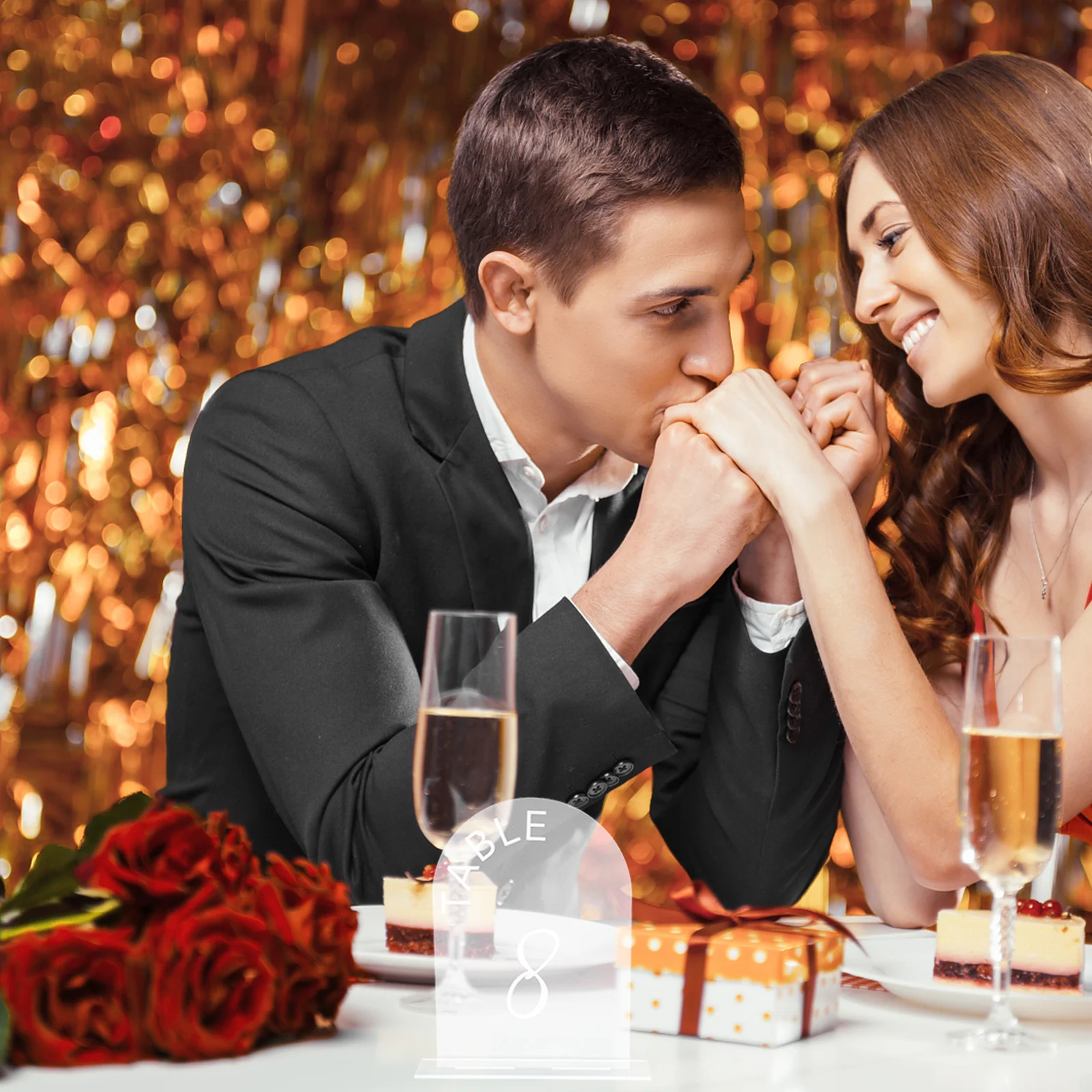 

10 шт. акриловые таблички для стола, дизайн арки, 1-10 пронумерованные маркеры для сидений для свадьбы, банкета, мероприятия, украшение стола, центральная часть